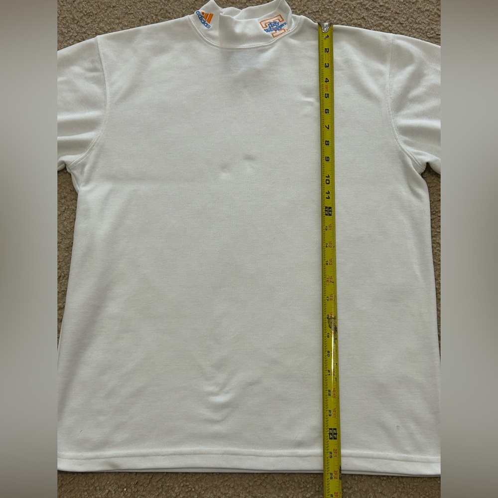 VTG Tennessee Lady Volunteers T Shirt Adult Small Mock Neck White Adidas NCAA - Picture 8 of 8